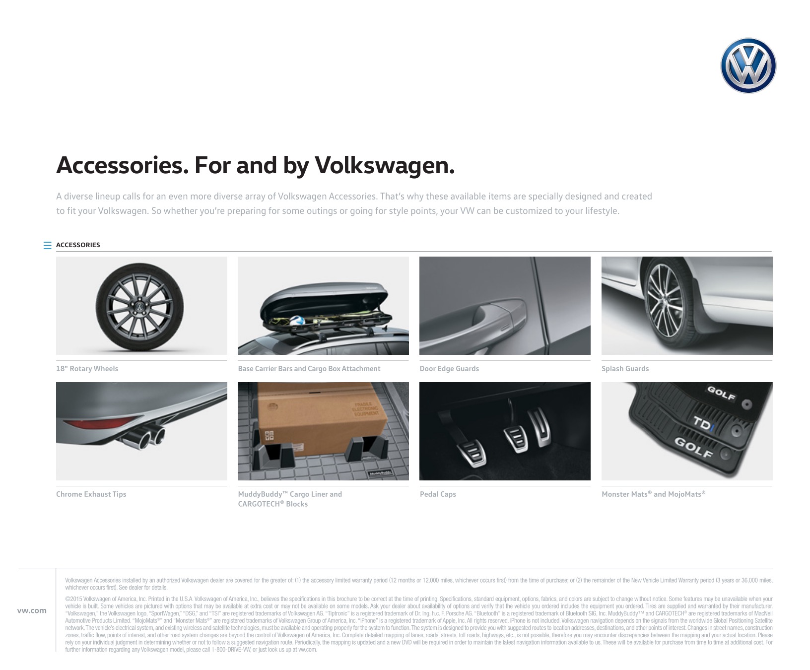 2016 VW Golf SportWagen Brochure Page 1